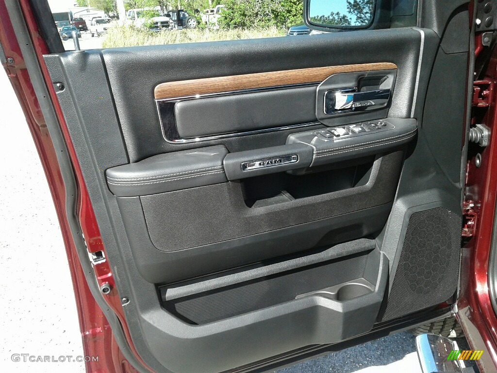 2018 1500 Laramie Crew Cab - Delmonico Red Pearl / Black photo #17