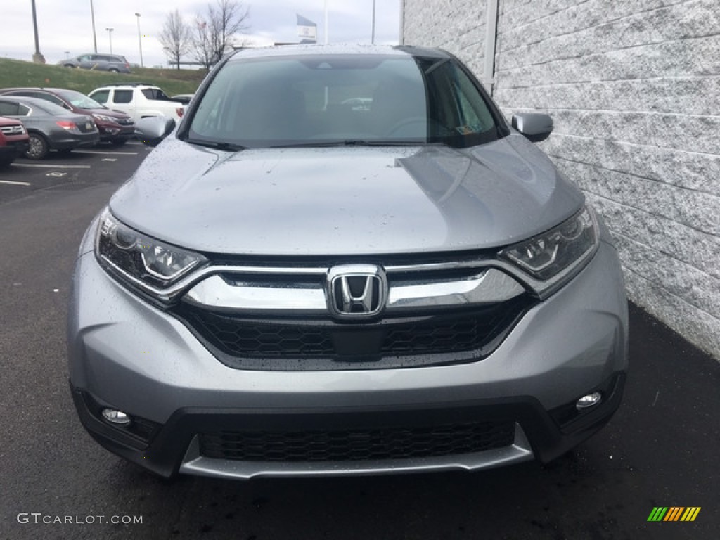 2018 CR-V EX AWD - Lunar Silver Metallic / Black photo #2