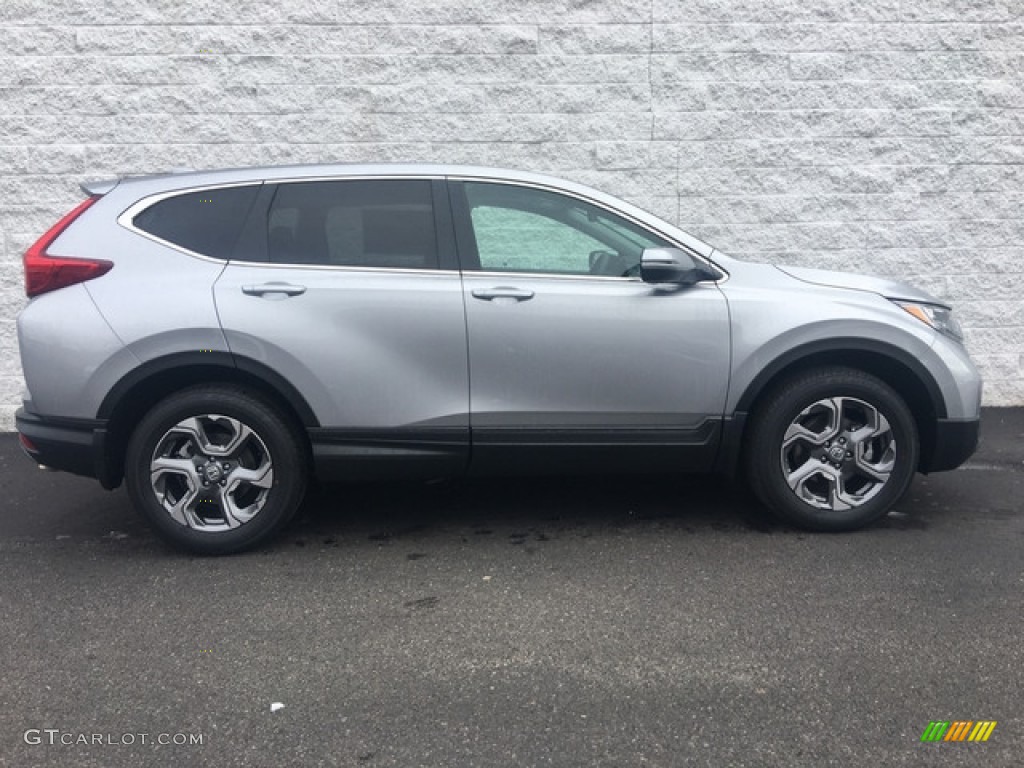 2018 CR-V EX AWD - Lunar Silver Metallic / Black photo #3