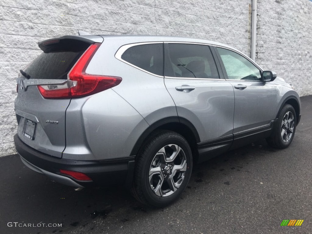 2018 CR-V EX AWD - Lunar Silver Metallic / Black photo #4