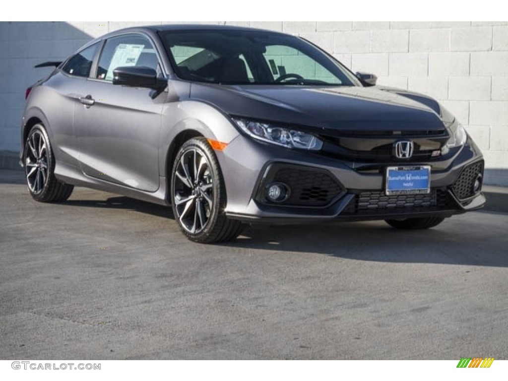 2018 Civic Si Coupe - Modern Steel Metallic / Black photo #1