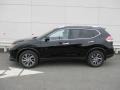 2015 Super Black Nissan Rogue SL AWD  photo #2