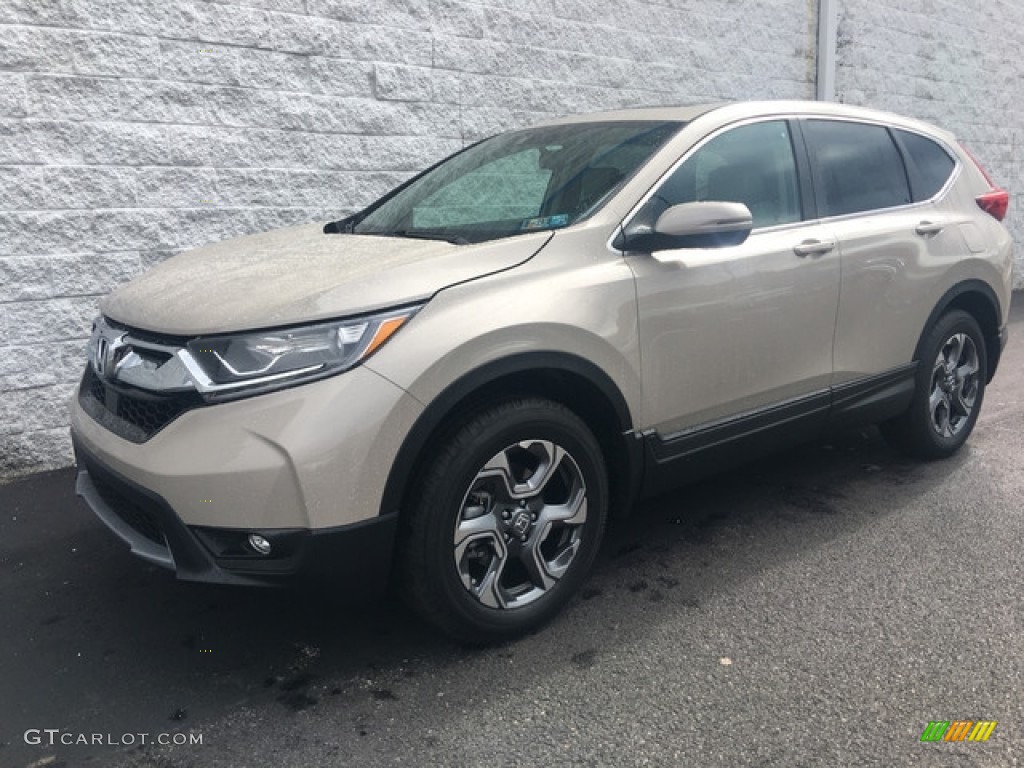 2018 CR-V EX-L AWD - Sandstorm Metallic / Ivory photo #6