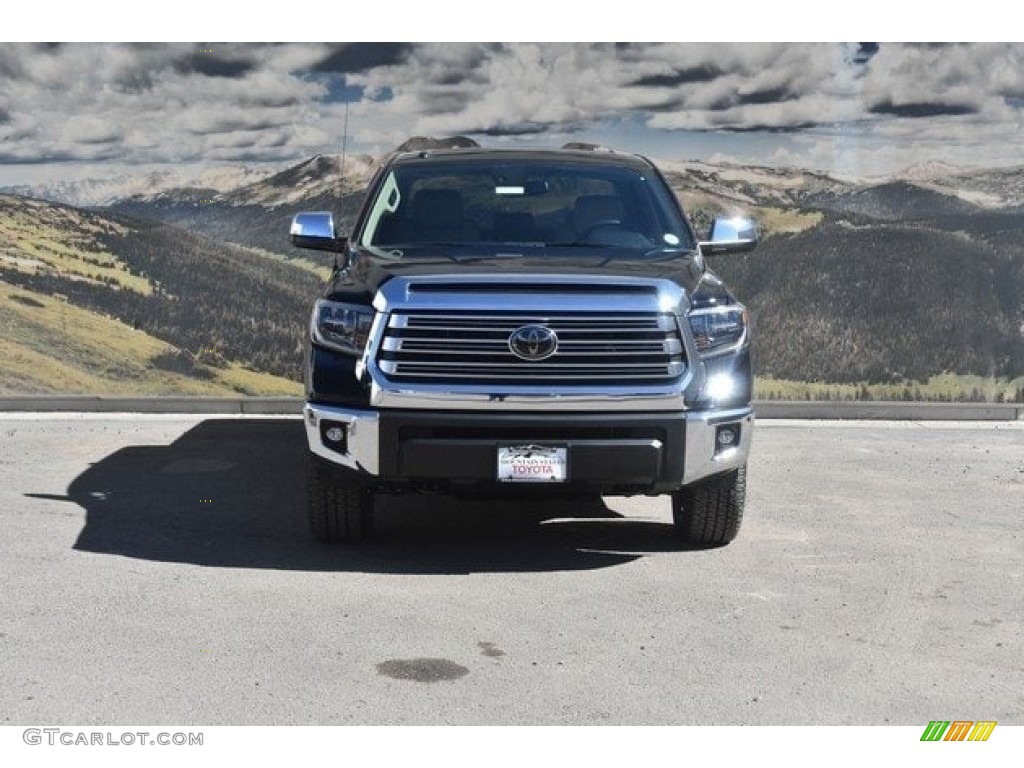 2018 Tundra Limited CrewMax 4x4 - Midnight Black Metallic / Sand Beige photo #2