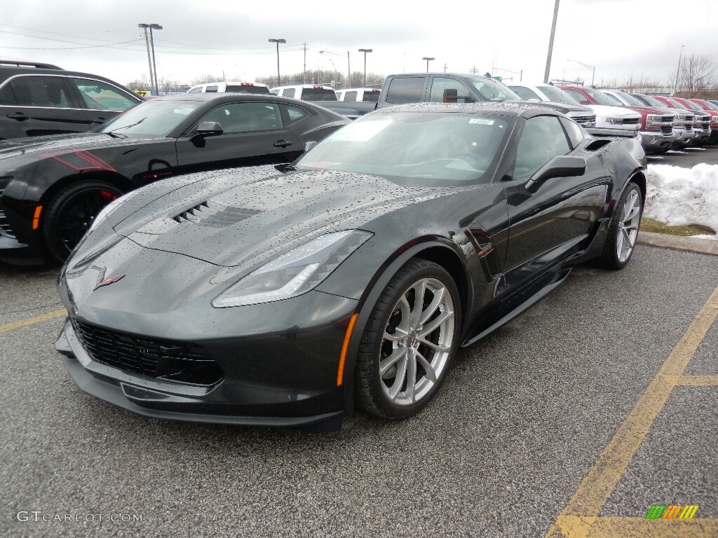 2019 Corvette Grand Sport Coupe - Shadow Gray Metallic / Gray photo #1