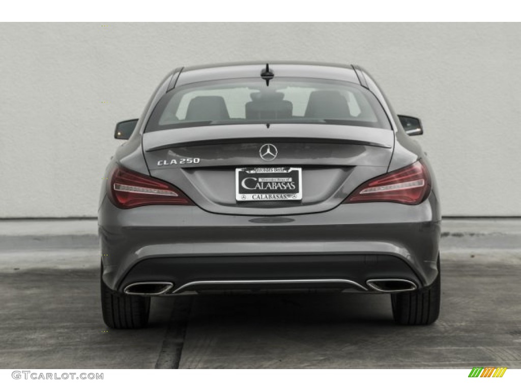 2018 CLA 250 Coupe - Mountain Grey Metallic / Black photo #3