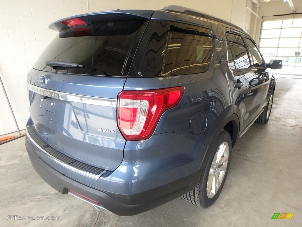 2018 Explorer XLT 4WD - Blue Metallic / Ebony Black photo #2