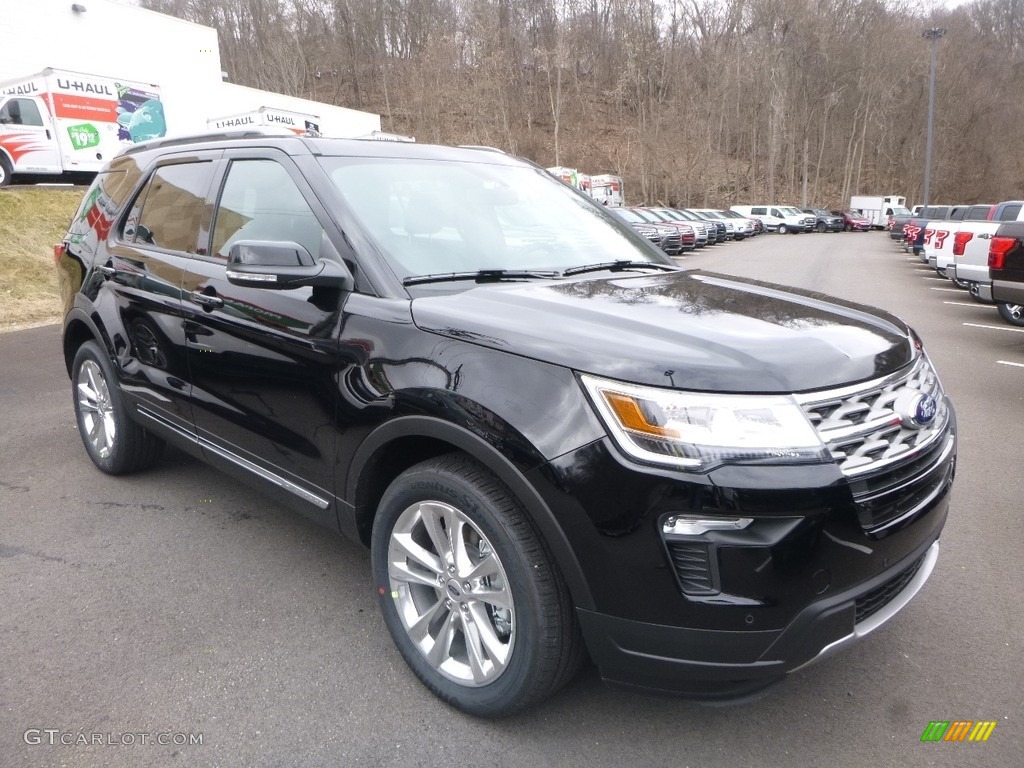 2018 Explorer XLT 4WD - Shadow Black / Ebony Black photo #3