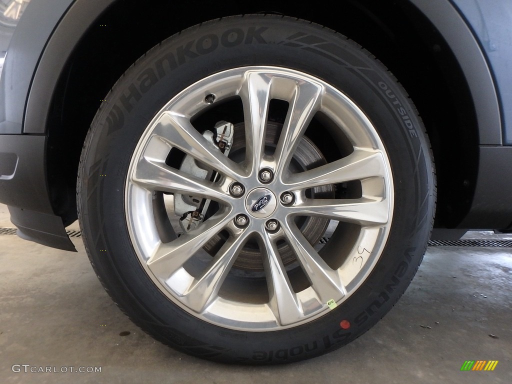 2018 Explorer XLT 4WD - Blue Metallic / Ebony Black photo #5