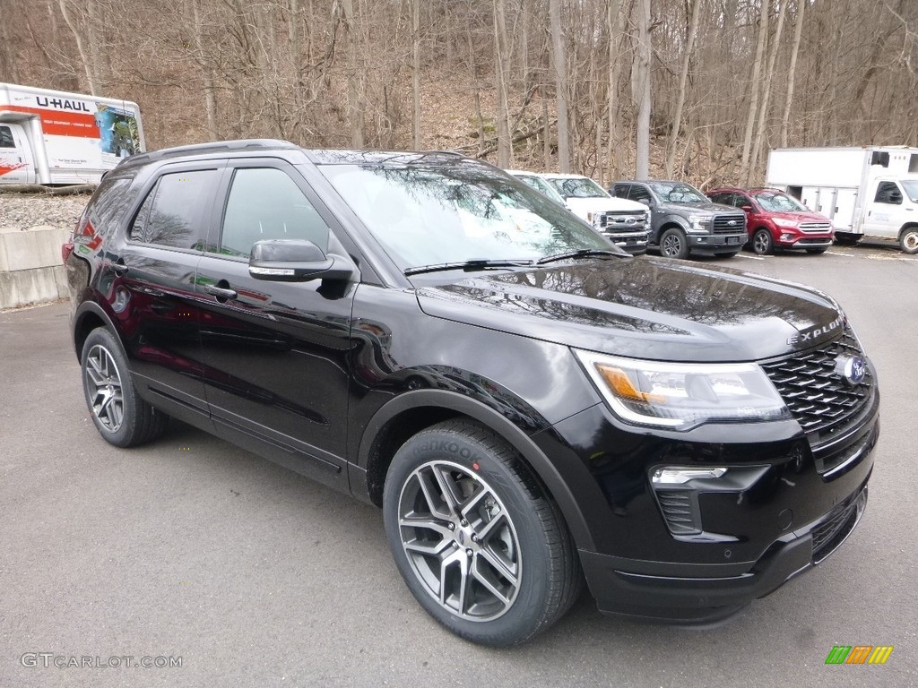 2018 Explorer Sport 4WD - Shadow Black / Ebony Black photo #3