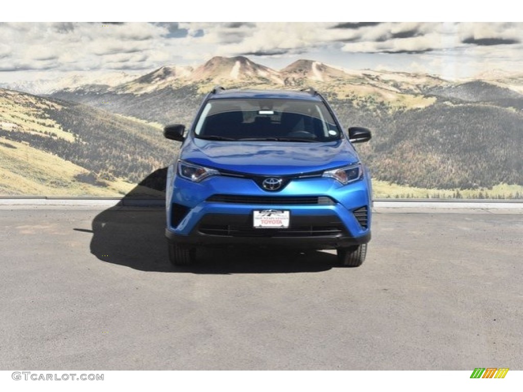 2018 RAV4 LE - Electric Storm Blue / Black photo #2