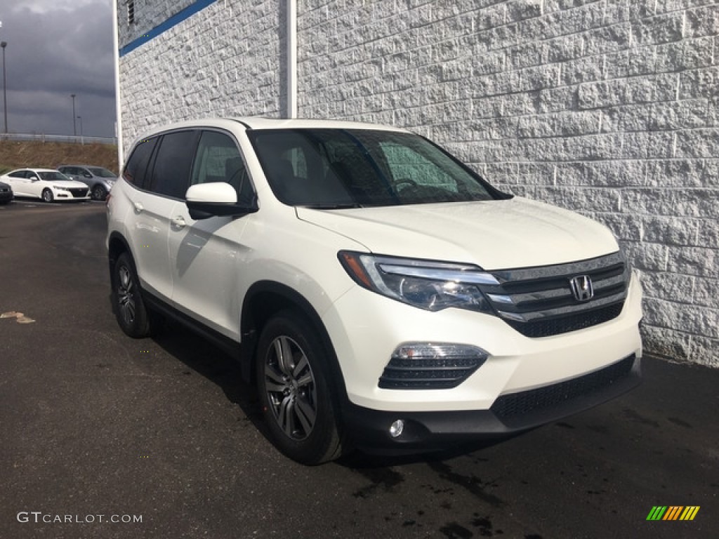 2018 Pilot EX-L AWD - White Diamond Pearl / Black photo #1