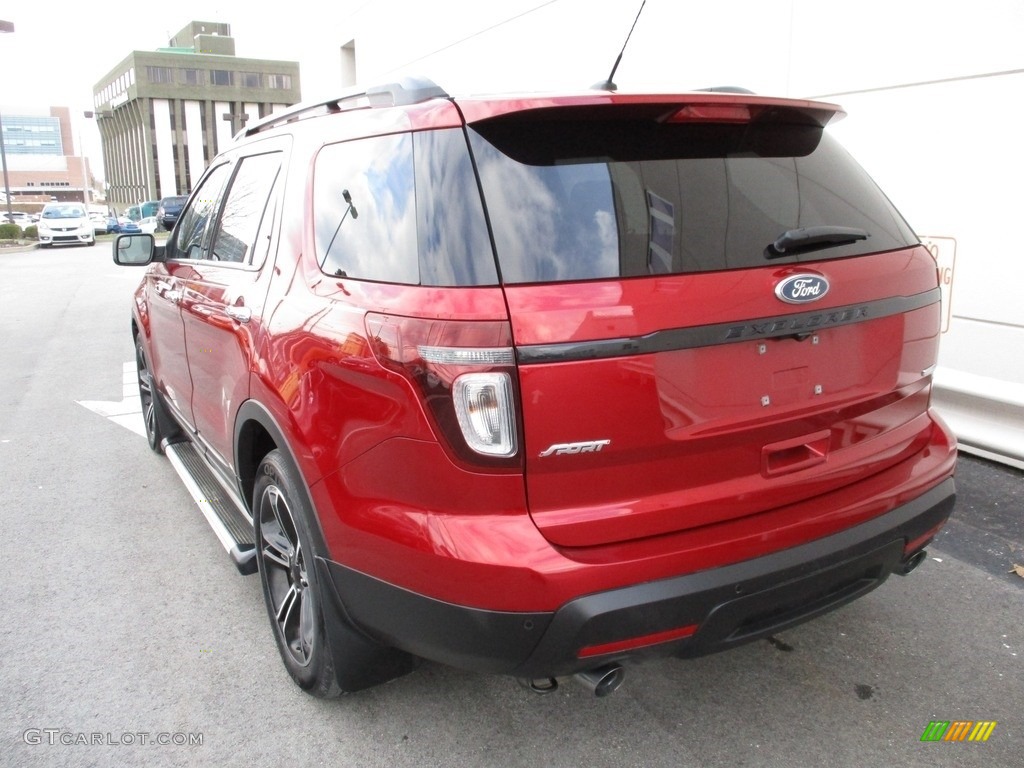2014 Explorer Sport 4WD - Ruby Red / Sport Charcoal Black/Sienna photo #3