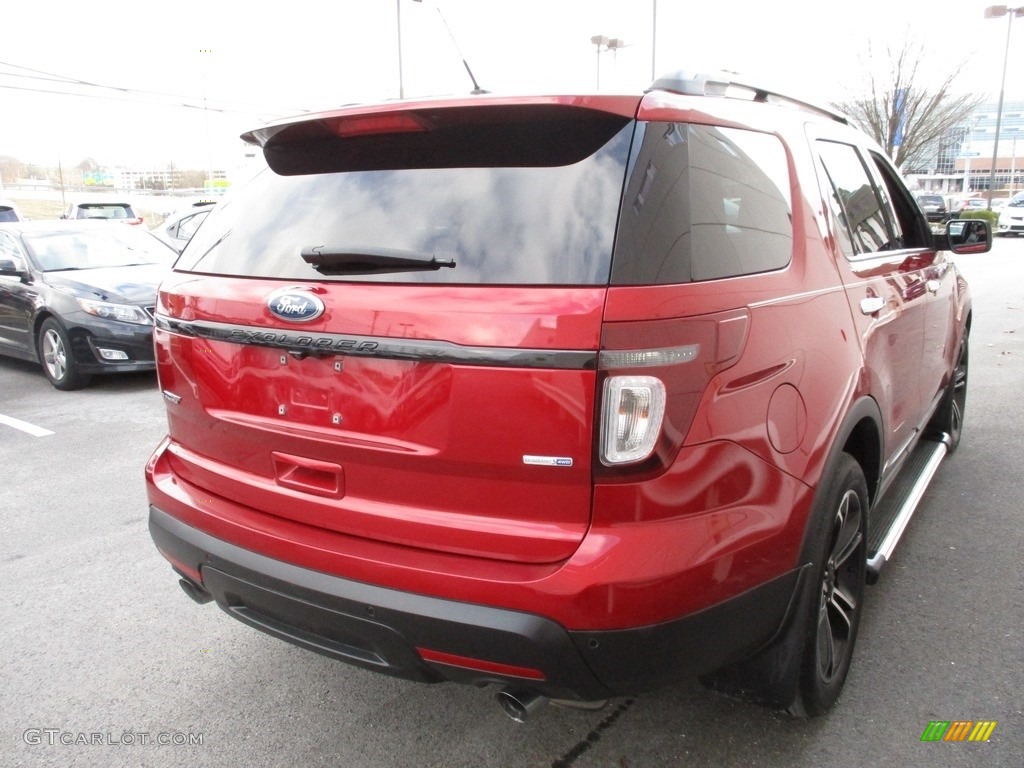 2014 Explorer Sport 4WD - Ruby Red / Sport Charcoal Black/Sienna photo #5