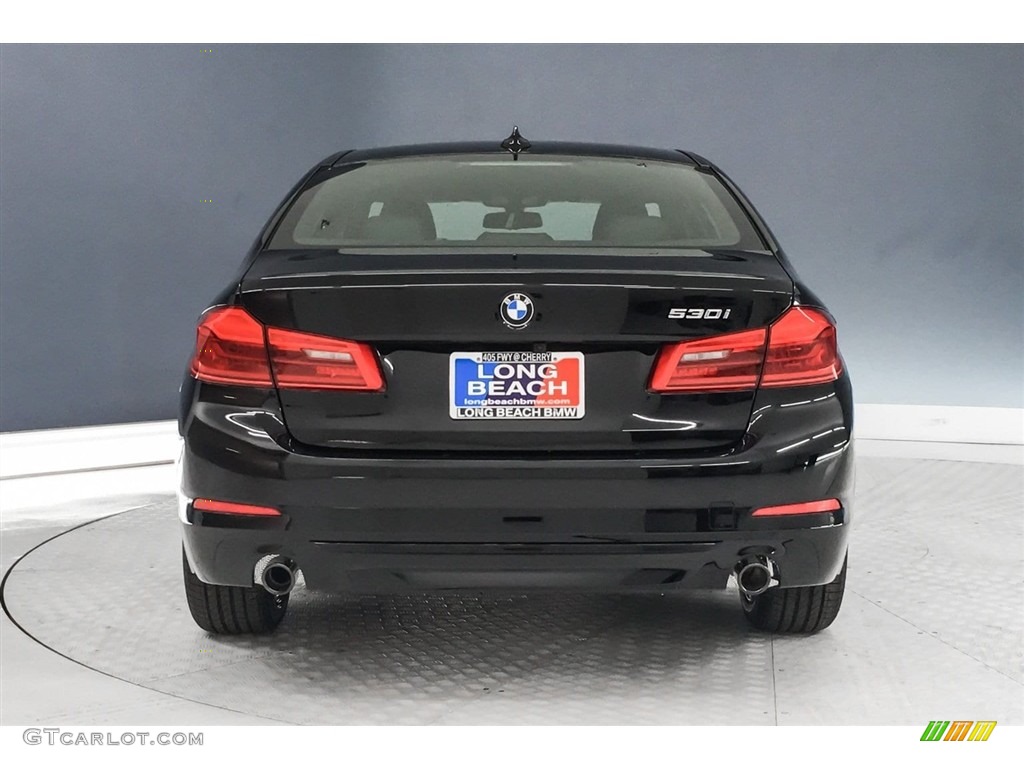 2018 5 Series 530i Sedan - Jet Black / Black photo #4