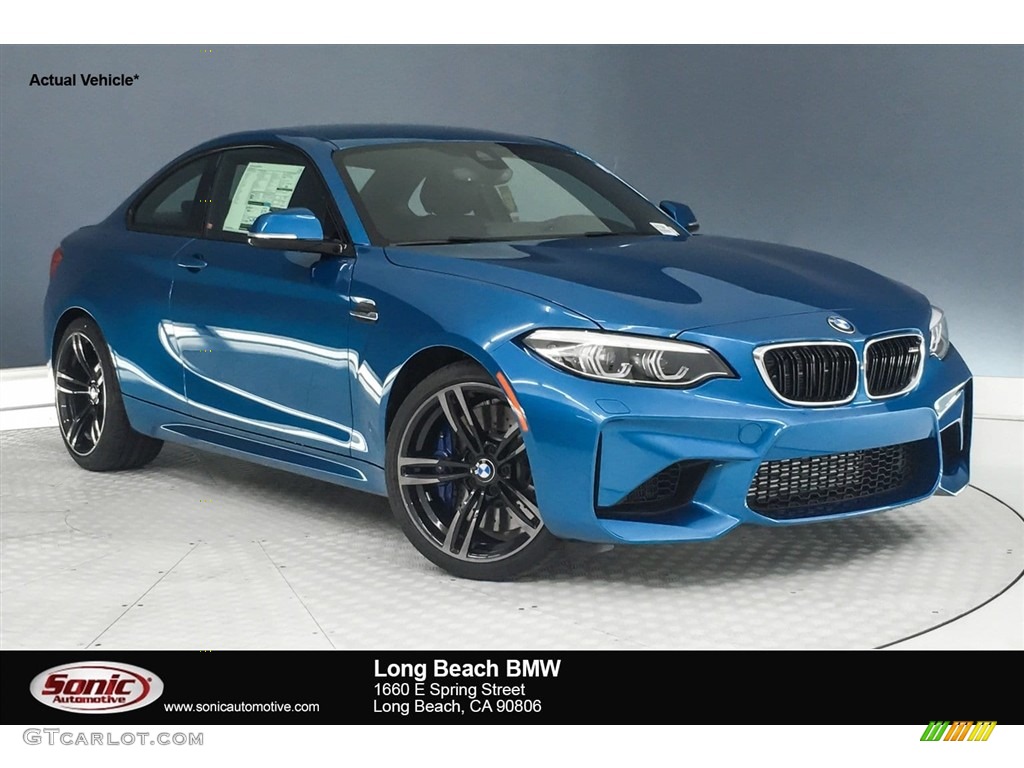 2018 M2 Coupe - Long Beach Blue Metallic / Black photo #1