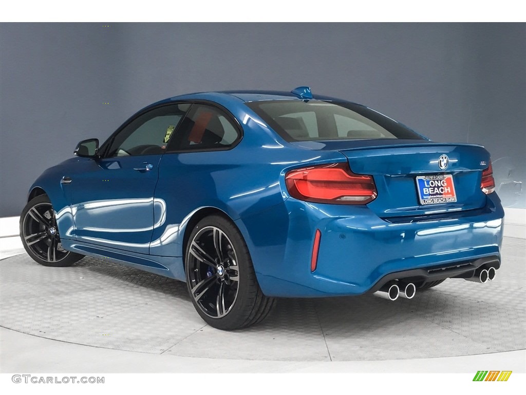 2018 M2 Coupe - Long Beach Blue Metallic / Black photo #3