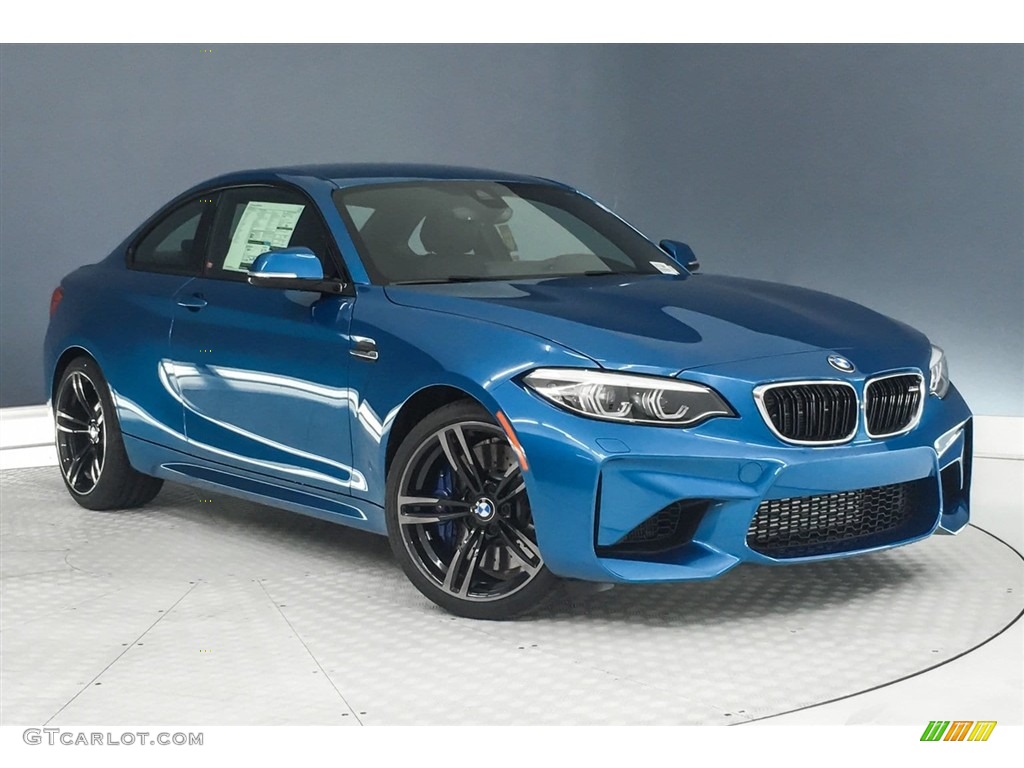 Long Beach Blue Metallic 2018 BMW M2 Coupe Exterior Photo #125900004