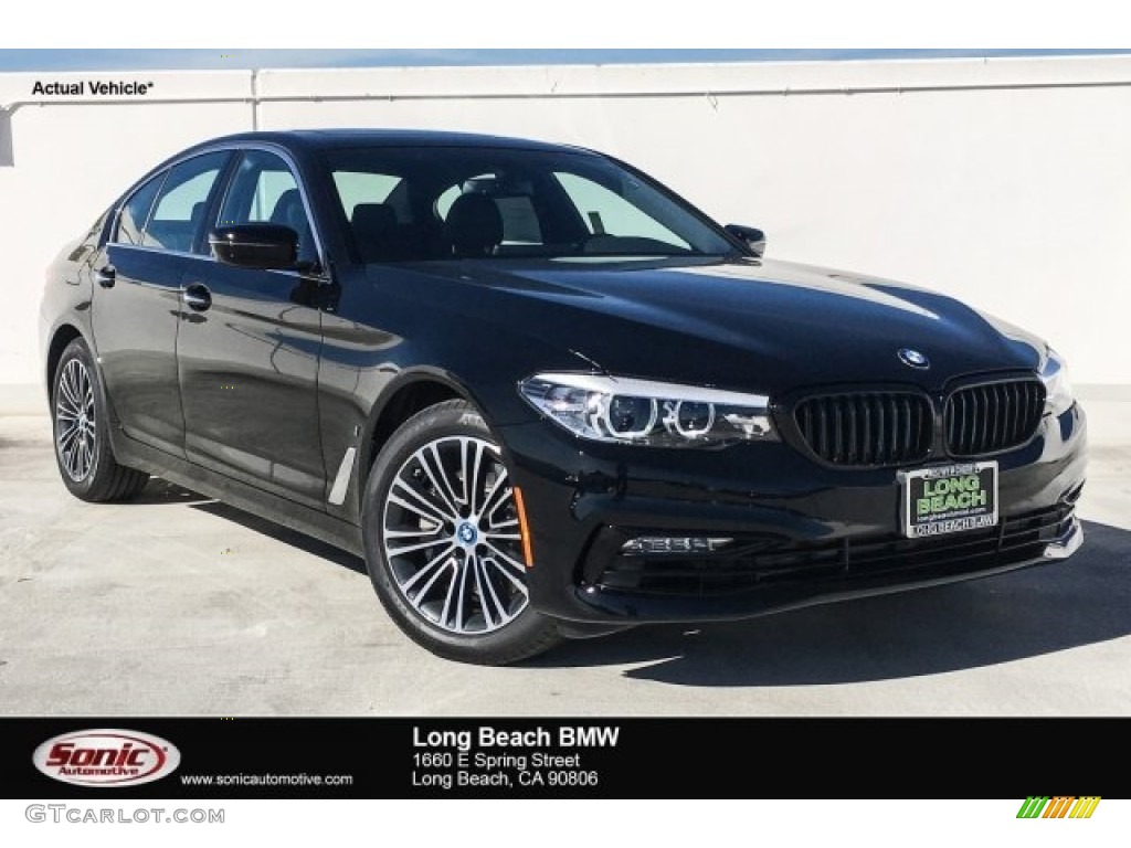 2018 5 Series 530e iPerfomance Sedan - Jet Black / Black photo #1