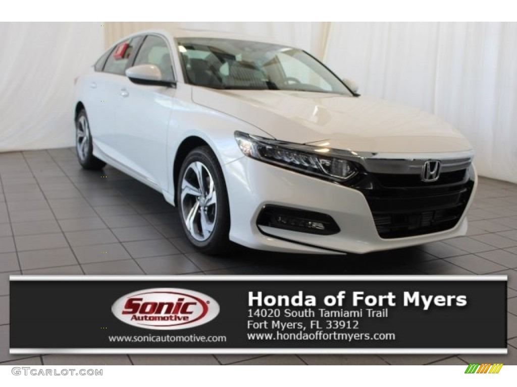 2018 Accord EX Sedan - White Orchid Pearl / Ivory photo #1