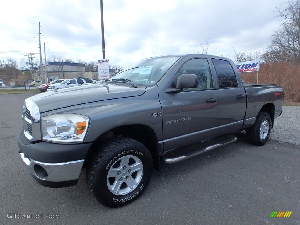 2007 Ram 1500 SLT Quad Cab 4x4 - Mineral Gray Metallic / Medium Slate Gray photo #1