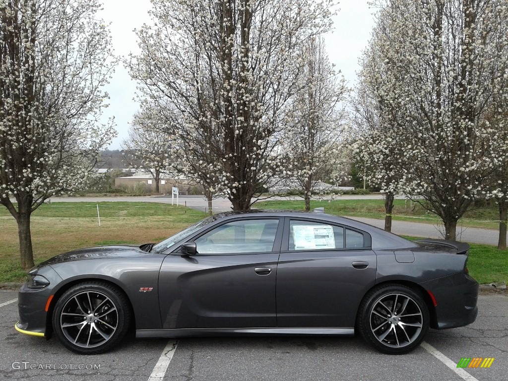 2018 Charger R/T Scat Pack - Granite Pearl / Black photo #1