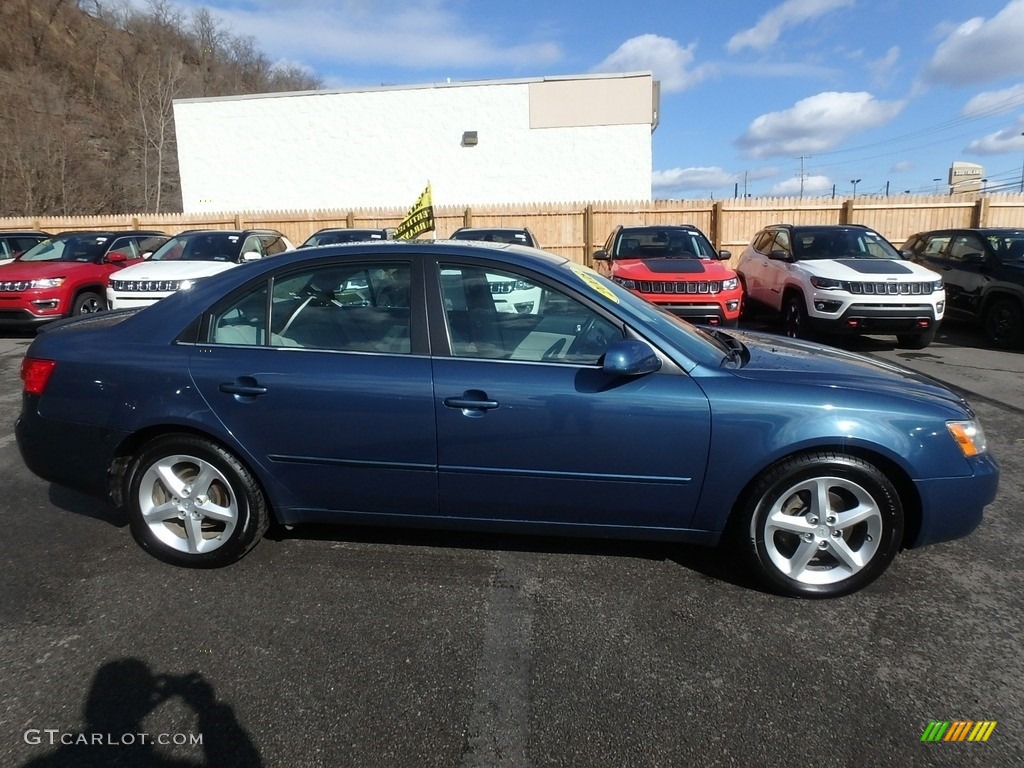 2008 Sonata SE V6 - Deepwater Blue / Gray photo #6