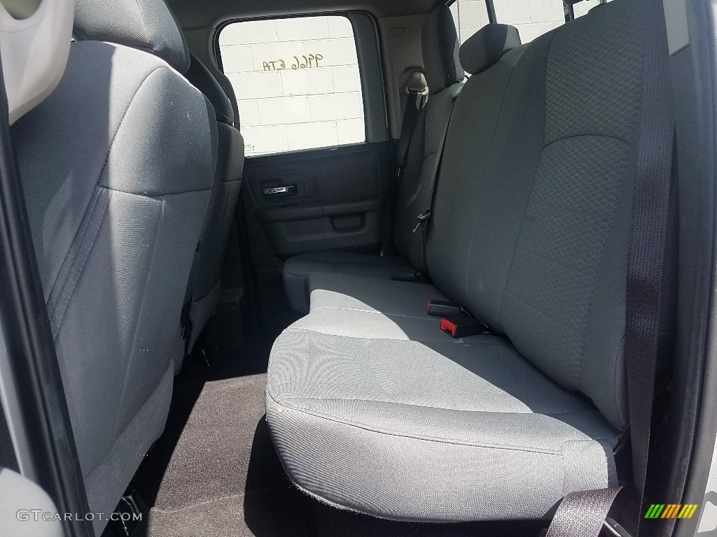 2017 1500 SLT Quad Cab 4x4 - Bright Silver Metallic / Black/Diesel Gray photo #3