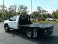 Summit White - Silverado 3500HD Work Truck Regular Cab 4x4 Stake Truck Photo No. 3