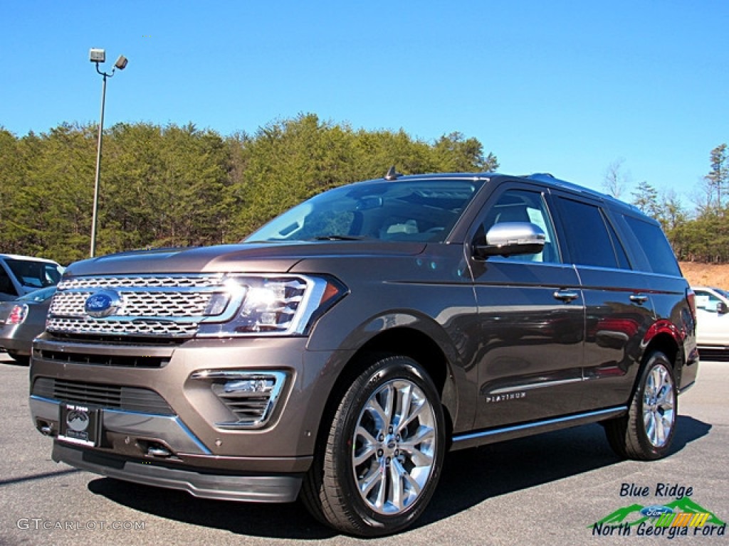 2018 Expedition Platinum 4x4 - Stone Gray / Medium Soft Ceramic photo #1