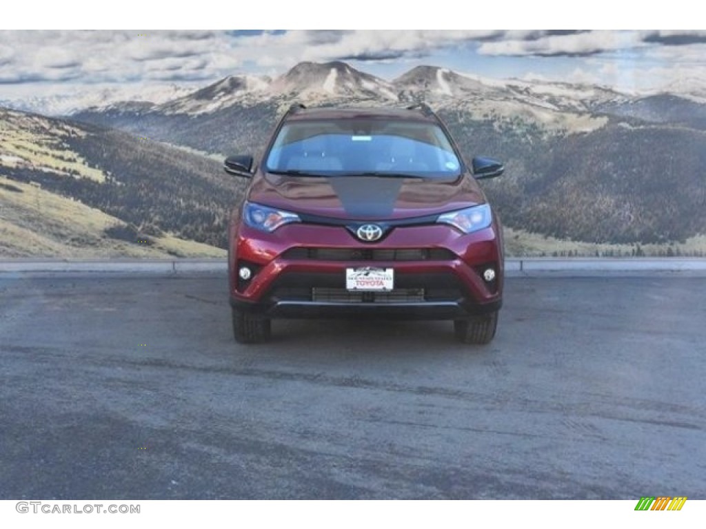 2018 RAV4 Adventure AWD - Ruby Flare Pearl / Ash photo #2