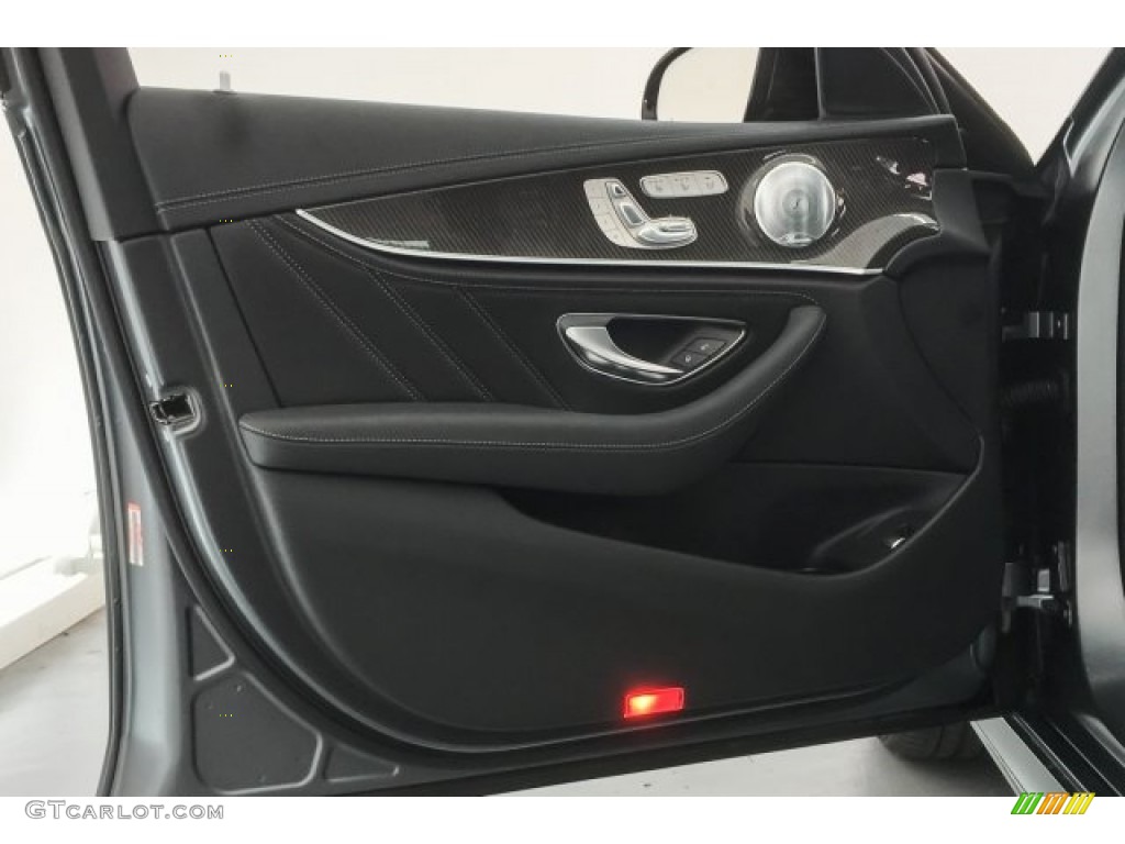 2018 Mercedes-Benz E AMG 63 S 4Matic Black Door Panel Photo #125919807