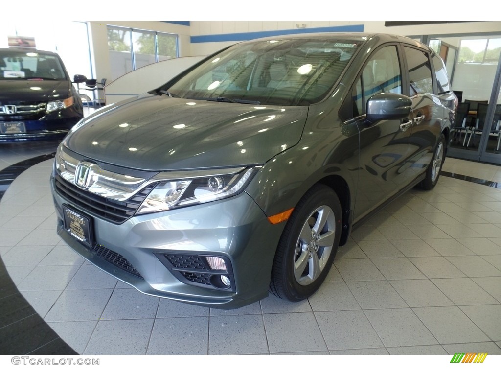 Forest Mist Metallic 2018 Honda Odyssey EX Exterior Photo #125921892