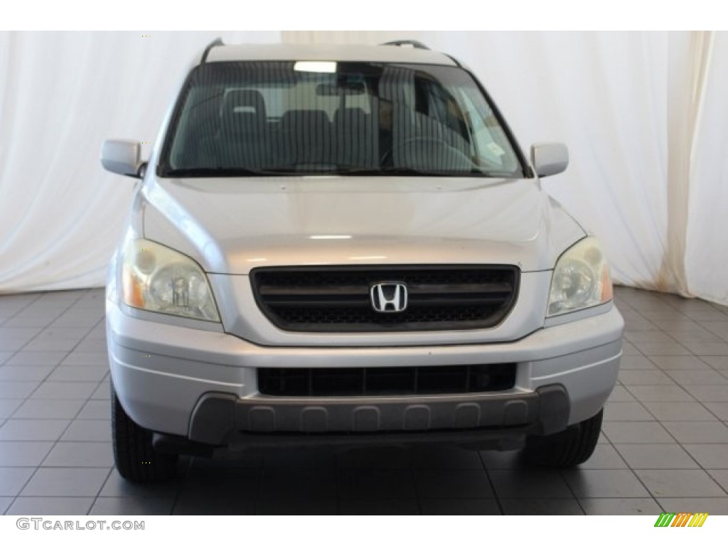 2004 Pilot EX-L 4WD - Starlight Silver Metallic / Gray photo #4