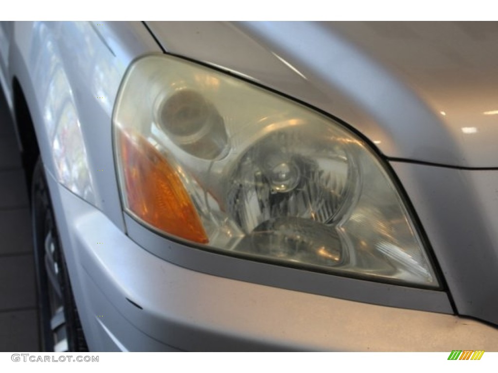2004 Pilot EX-L 4WD - Starlight Silver Metallic / Gray photo #6