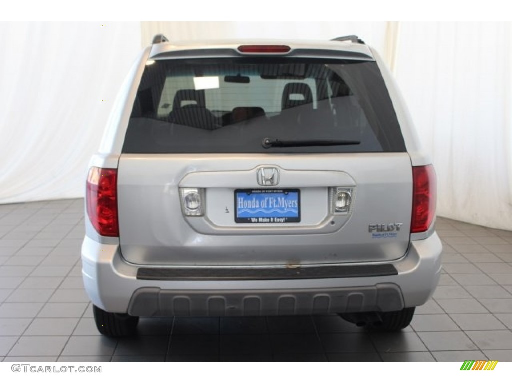 2004 Pilot EX-L 4WD - Starlight Silver Metallic / Gray photo #8