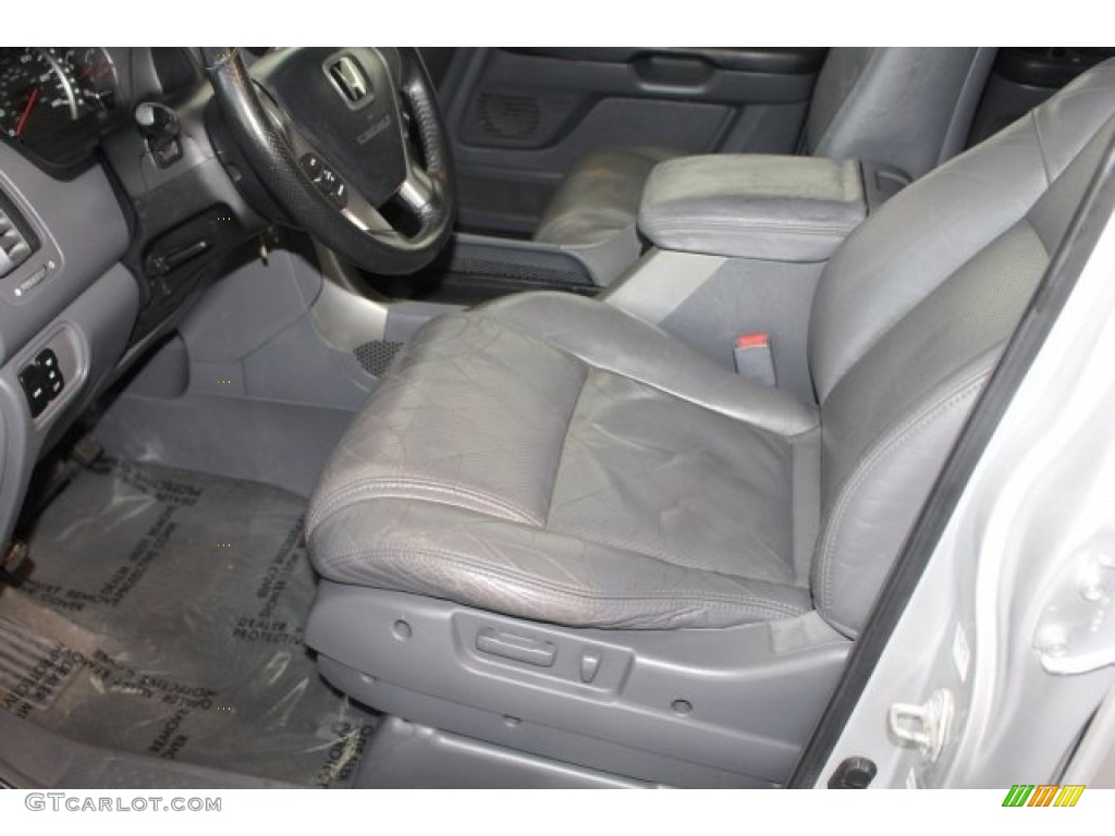 2004 Pilot EX-L 4WD - Starlight Silver Metallic / Gray photo #18