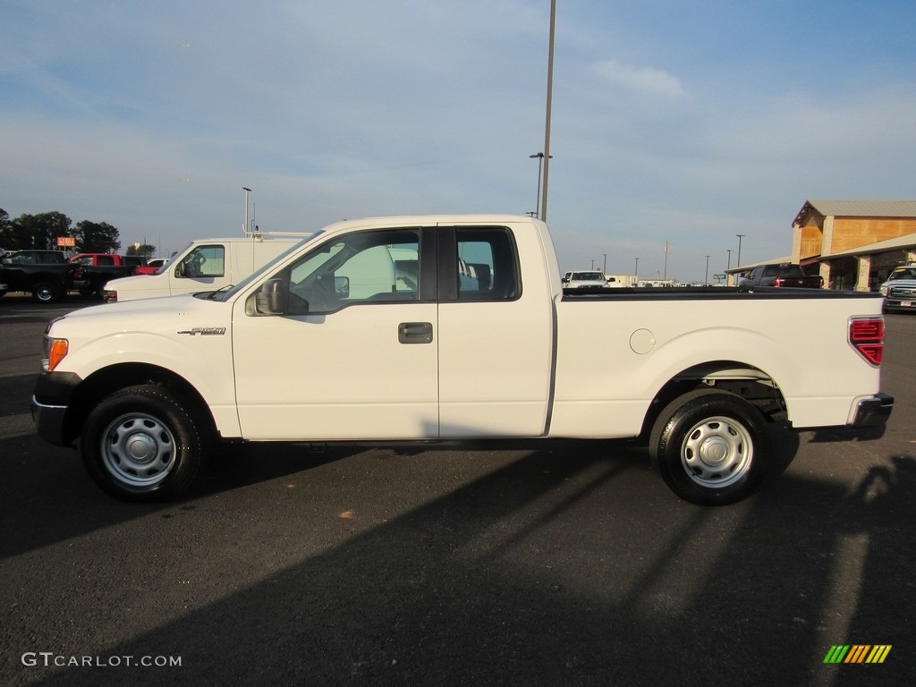 2014 F150 XL SuperCab - Oxford White / Steel Grey photo #2