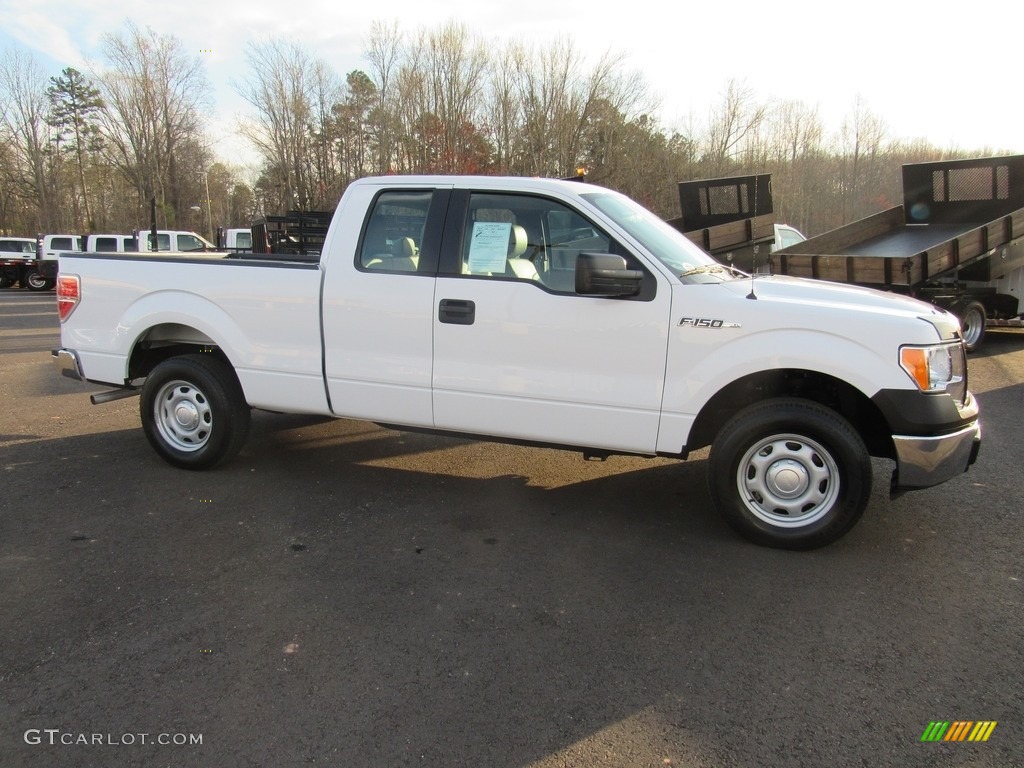 2014 F150 XL SuperCab - Oxford White / Steel Grey photo #6