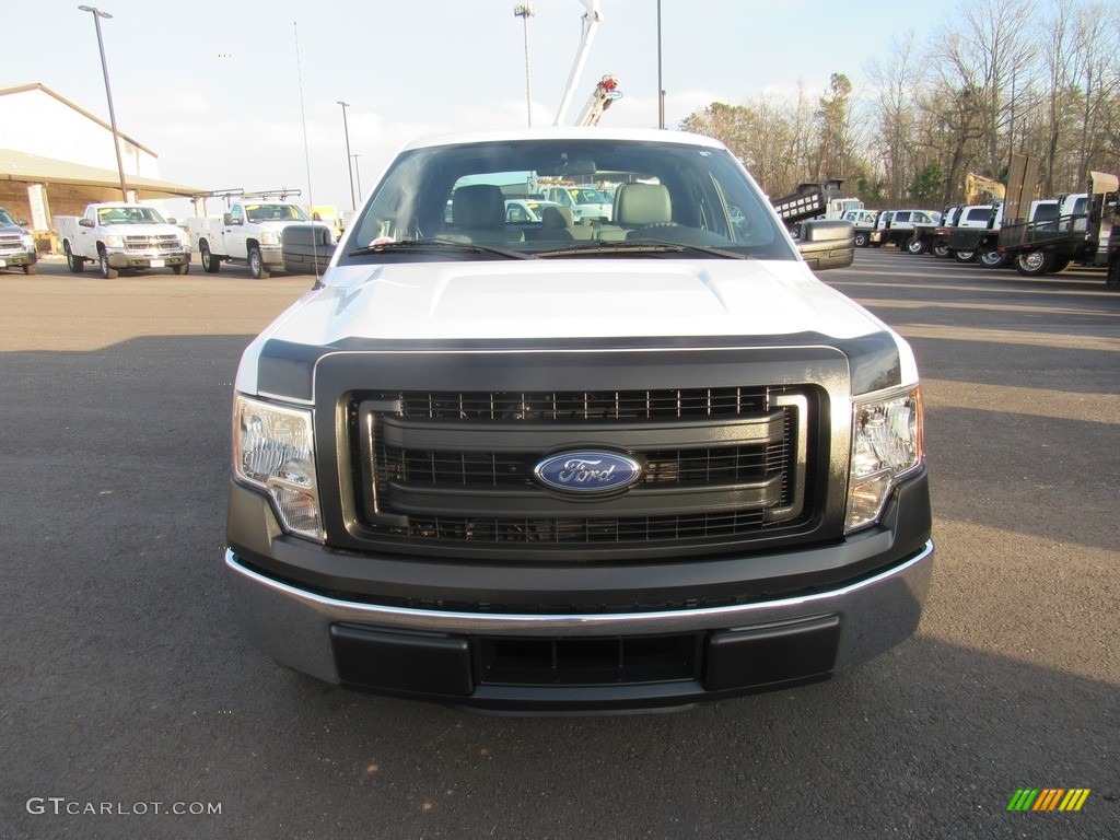 2014 F150 XL SuperCab - Oxford White / Steel Grey photo #8