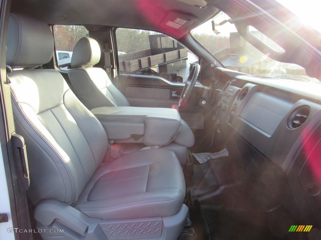 2014 F150 XL SuperCab - Oxford White / Steel Grey photo #12