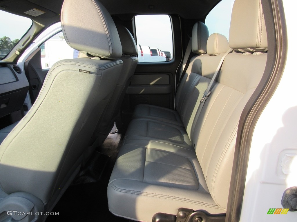 2014 F150 XL SuperCab - Oxford White / Steel Grey photo #27