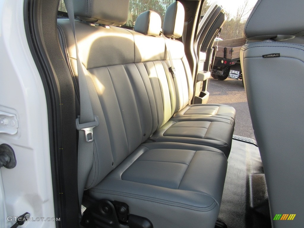 2014 F150 XL SuperCab - Oxford White / Steel Grey photo #30