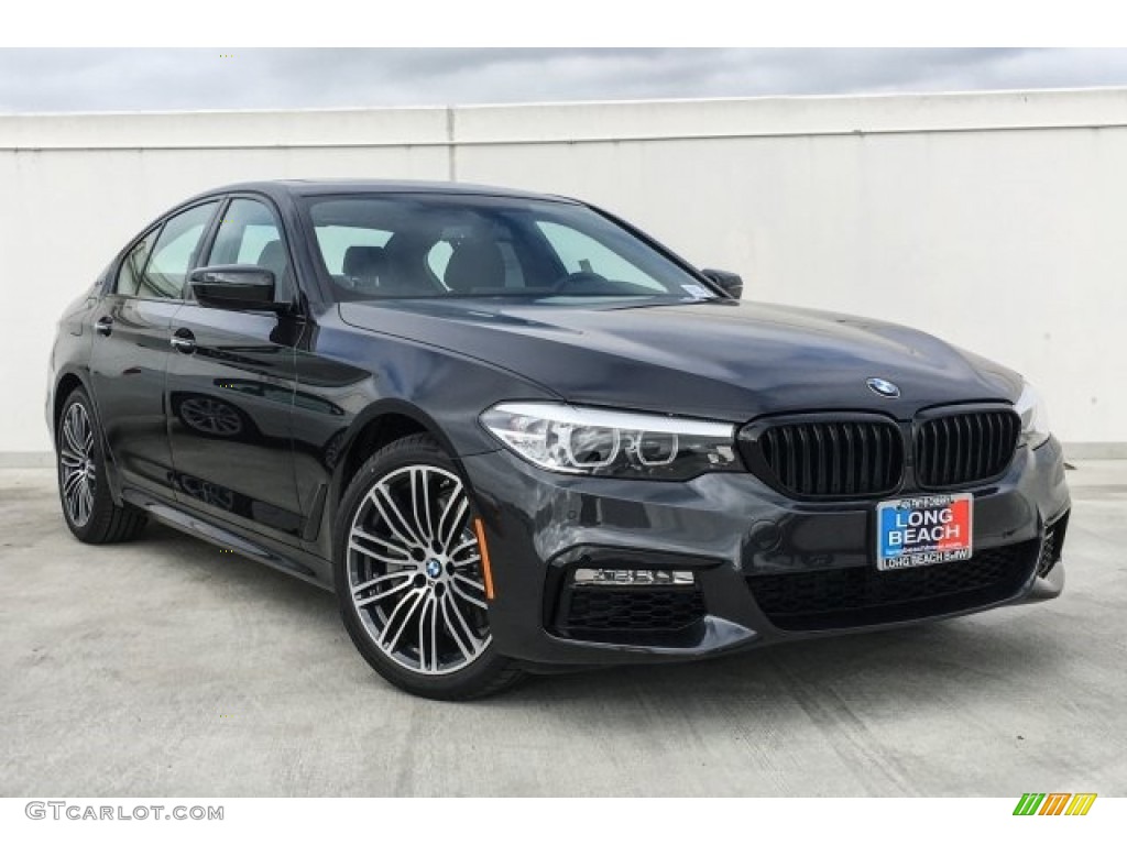 2018 5 Series 530e iPerfomance Sedan - Dark Graphite Metallic / Black photo #12