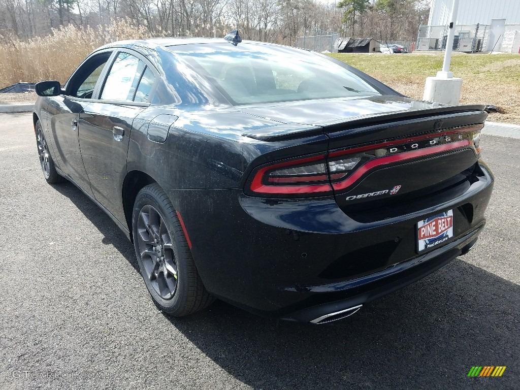 2018 Charger GT AWD - Pitch Black / Black photo #4