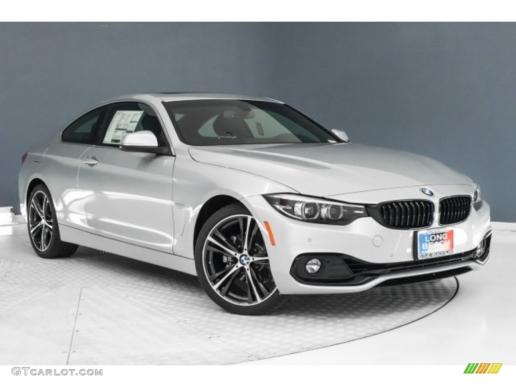 Glacier Silver Metallic 2018 BMW 4 Series 430i Coupe Exterior Photo #125931774