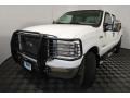 2006 Oxford White Ford F250 Super Duty Lariat Crew Cab 4x4  photo #7