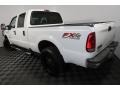Oxford White - F250 Super Duty Lariat Crew Cab 4x4 Photo No. 9