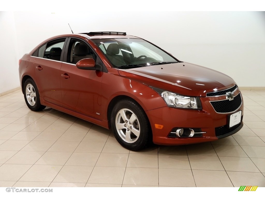 2012 Cruze LT - Autumn Red Metallic / Medium Titanium photo #1