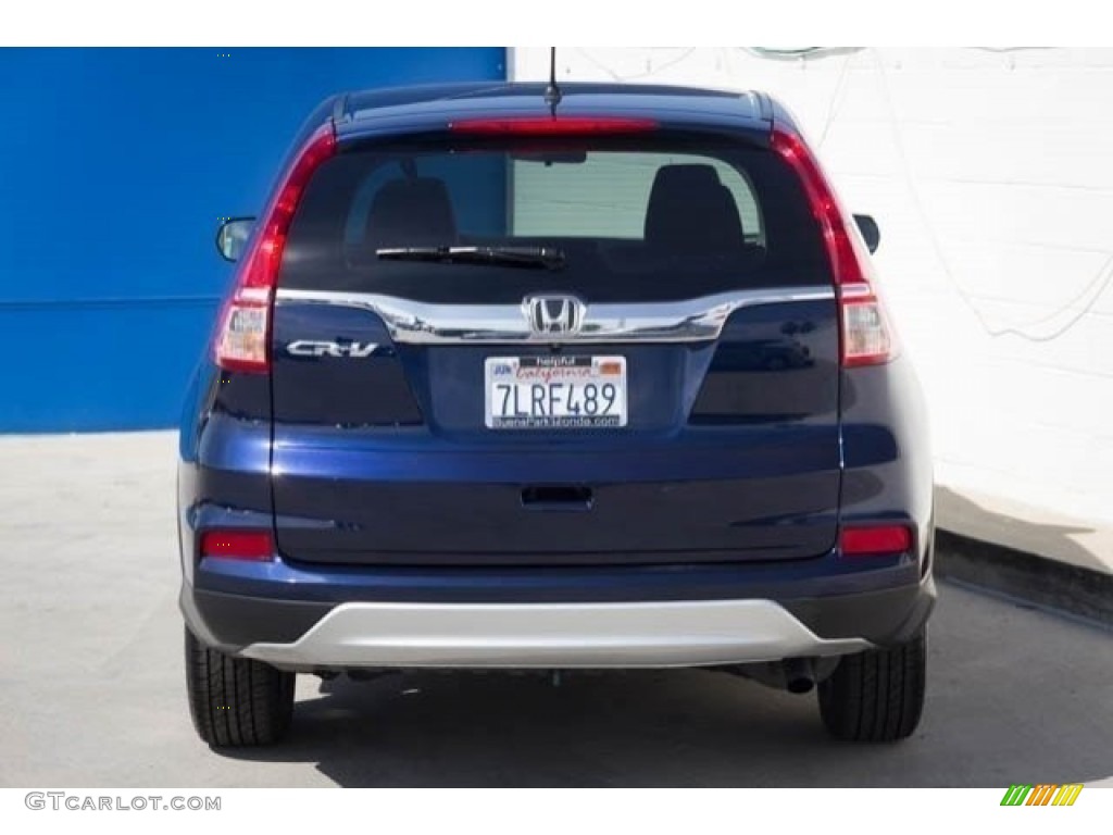 2015 CR-V EX - Obsidian Blue Pearl / Gray photo #10